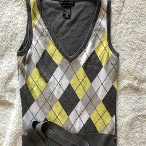 Yellow and Gray Vest